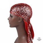 Accessoire mode homme : Durag léopard