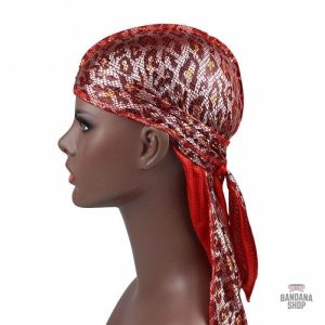 Accessoire mode homme : Durag léopard