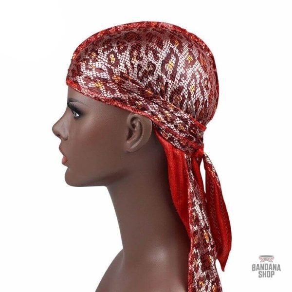 Accessoire mode homme : Durag léopard