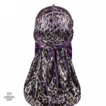 Durag léopard pour coiffure stylée