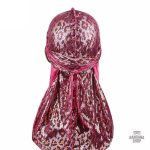 Durag homme avec imprimé léopard