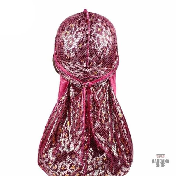 Durag homme avec imprimé léopard