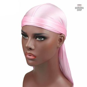 Durag homme en couleur rose, style