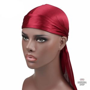 Durag Homme en couleur rouge