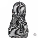 Durag zébré pour homme de