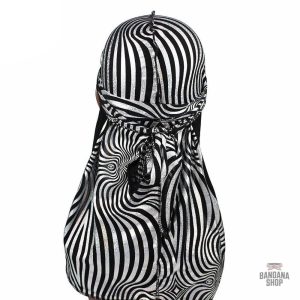 Durag zébré pour homme de