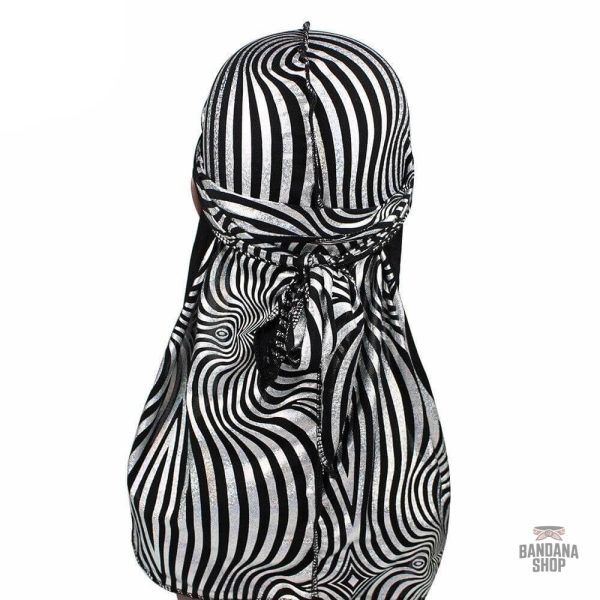 Durag zébré pour homme de