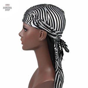 Durag style zébré pour un look moderne homme