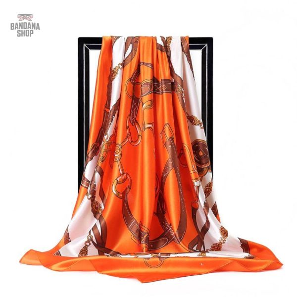 foulard-orange-1 Foulard orange pour femme