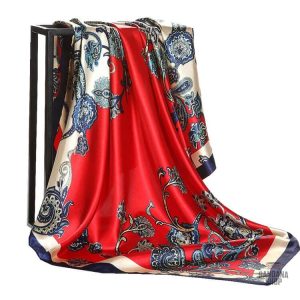 Foulard Rouge femme